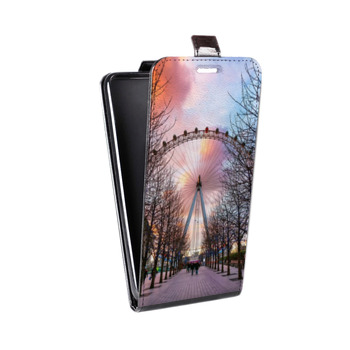 Дизайнерский вертикальный чехол-книжка для Samsung Galaxy Core Lite Лондон (на заказ)