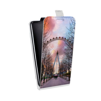 Дизайнерский вертикальный чехол-книжка для Iphone 5s Лондон (на заказ)