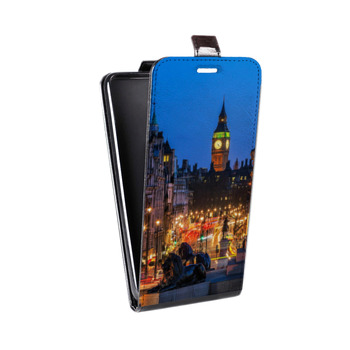 Дизайнерский вертикальный чехол-книжка для Alcatel One Touch Pixi 4 (4) Лондон (на заказ)