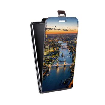 Дизайнерский вертикальный чехол-книжка для Samsung Galaxy A3 Лондон (на заказ)