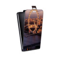 Дизайнерский вертикальный чехол-книжка для HTC Desire 616 Лондон