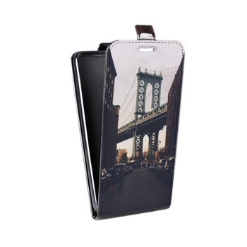 Дизайнерский вертикальный чехол-книжка для Huawei P9 Нью-Йорк (на заказ)