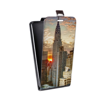 Дизайнерский вертикальный чехол-книжка для Samsung Galaxy S6 Нью-Йорк (на заказ)