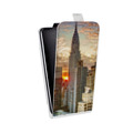 Дизайнерский вертикальный чехол-книжка для LG G7 Fit Нью-Йорк