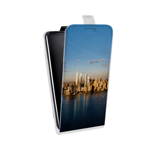Дизайнерский вертикальный чехол-книжка для Huawei Honor 7C Pro Нью-Йорк