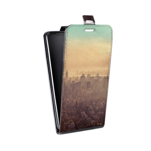 Дизайнерский вертикальный чехол-книжка для LG Optimus G2 mini Нью-Йорк