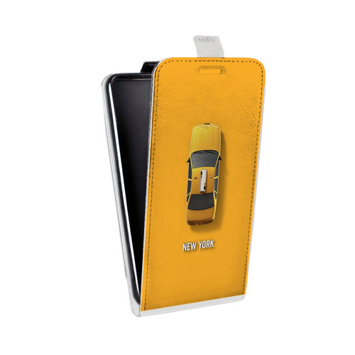 Дизайнерский вертикальный чехол-книжка для LG L70 Нью-Йорк