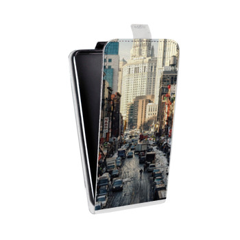 Дизайнерский вертикальный чехол-книжка для Samsung Galaxy J5 Нью-Йорк (на заказ)