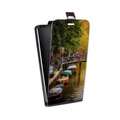 Дизайнерский вертикальный чехол-книжка для Asus ZenFone 3 Deluxe амстердам