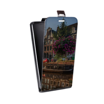 Дизайнерский вертикальный чехол-книжка для Samsung Galaxy Note 5 амстердам (на заказ)