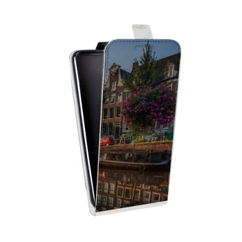 Дизайнерский вертикальный чехол-книжка для Huawei Honor 9 Lite амстердам (на заказ)