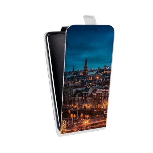 Дизайнерский вертикальный чехол-книжка для Iphone 5c амстердам