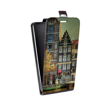 Дизайнерский вертикальный чехол-книжка для LG K7 амстердам (на заказ)