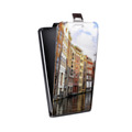 Дизайнерский вертикальный чехол-книжка для Lenovo Moto G4 амстердам