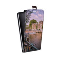 Дизайнерский вертикальный чехол-книжка для Huawei G8 амстердам