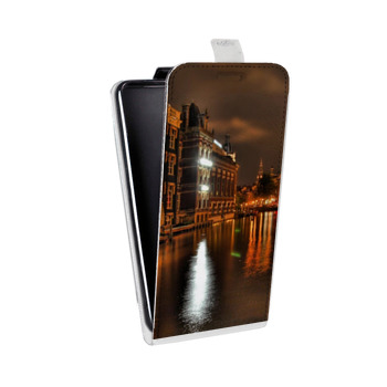 Дизайнерский вертикальный чехол-книжка для Samsung Galaxy S6 амстердам (на заказ)