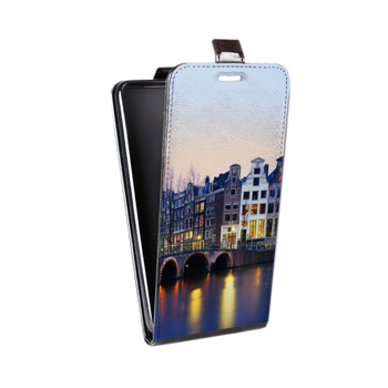 Дизайнерский вертикальный чехол-книжка для Iphone 7 амстердам (на заказ)