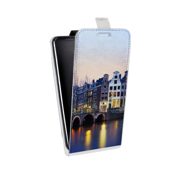 Дизайнерский вертикальный чехол-книжка для Huawei P20 амстердам (на заказ)