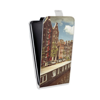 Дизайнерский вертикальный чехол-книжка для HTC Desire V амстердам (на заказ)