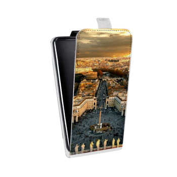 Дизайнерский вертикальный чехол-книжка для Samsung Galaxy S6 Edge рим (на заказ)