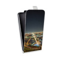 Дизайнерский вертикальный чехол-книжка для Samsung Galaxy Core Prime Лос-Анджелес