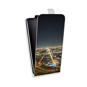 Дизайнерский вертикальный чехол-книжка для Huawei Honor 9 Лос-Анджелес (на заказ)