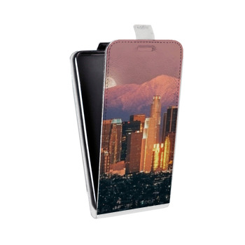 Дизайнерский вертикальный чехол-книжка для Sony Xperia M2 dual Лос-Анджелес (на заказ)
