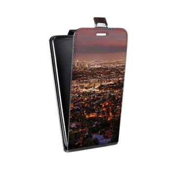 Дизайнерский вертикальный чехол-книжка для Alcatel One Touch Pop D5 Лос-Анджелес (на заказ)