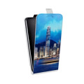 Дизайнерский вертикальный чехол-книжка для Samsung Galaxy Grand 2 Гонконг