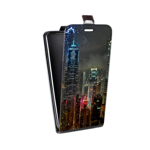 Дизайнерский вертикальный чехол-книжка для Realme C21 Гонконг
