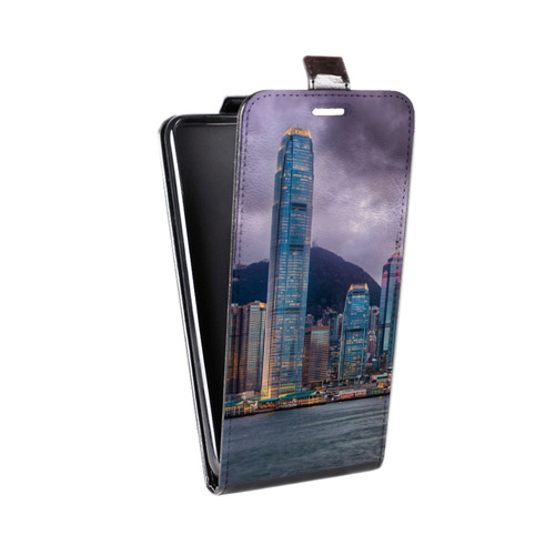 Дизайнерский вертикальный чехол-книжка для Nokia 3.4 Гонконг
