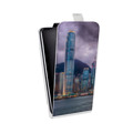 Дизайнерский вертикальный чехол-книжка для Google Pixel 3 XL Гонконг
