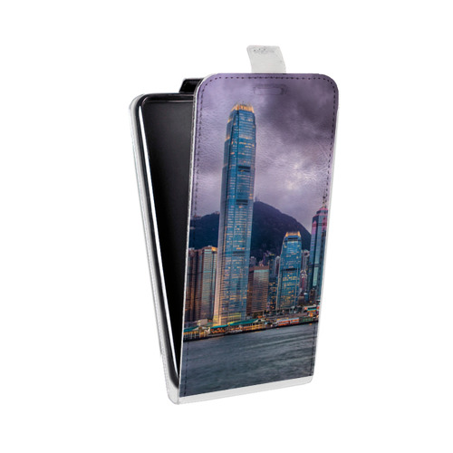 Дизайнерский вертикальный чехол-книжка для Google Pixel 2 XL Гонконг
