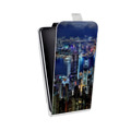 Дизайнерский вертикальный чехол-книжка для Samsung Galaxy J1 mini (2016) Гонконг