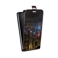 Дизайнерский вертикальный чехол-книжка для Samsung Galaxy A8 Гонконг