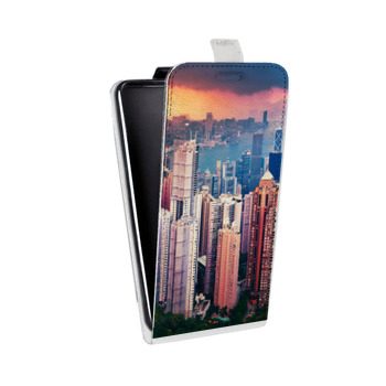 Дизайнерский вертикальный чехол-книжка для Samsung Galaxy Note 2 Гонконг (на заказ)