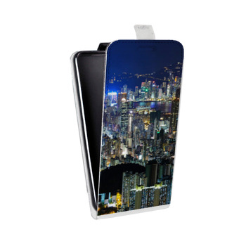 Дизайнерский вертикальный чехол-книжка для LG Class Гонконг (на заказ)