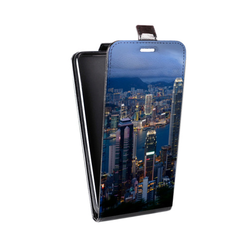 Дизайнерский вертикальный чехол-книжка для Microsoft Lumia 550 Гонконг