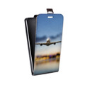Дизайнерский вертикальный чехол-книжка для HTC One M9+ самолеты