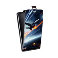 Дизайнерский вертикальный чехол-книжка для Sony Xperia XZ самолеты
