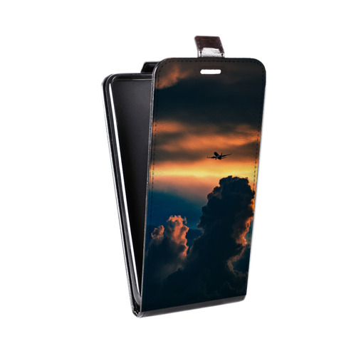 Дизайнерский вертикальный чехол-книжка для Samsung Galaxy J7 самолеты