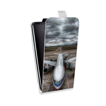 Дизайнерский вертикальный чехол-книжка для Samsung Galaxy A3 самолеты (на заказ)