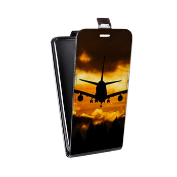 Дизайнерский вертикальный чехол-книжка для Alcatel One Touch Pop D5 самолеты (на заказ)