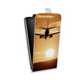 Дизайнерский вертикальный чехол-книжка для ZTE Blade V8 Lite самолеты