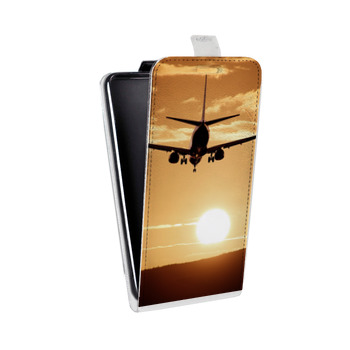 Дизайнерский вертикальный чехол-книжка для LG Class самолеты (на заказ)