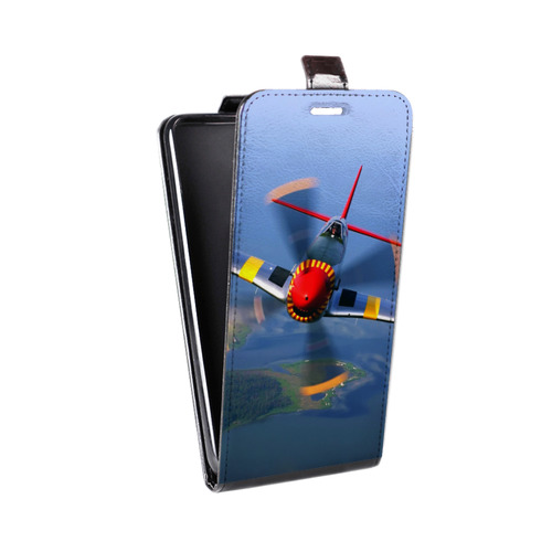 Дизайнерский вертикальный чехол-книжка для Samsung Galaxy J6 самолеты