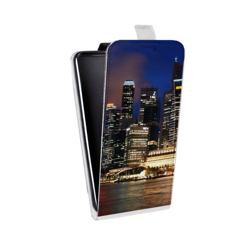 Дизайнерский вертикальный чехол-книжка для Alcatel 3 Сингапур