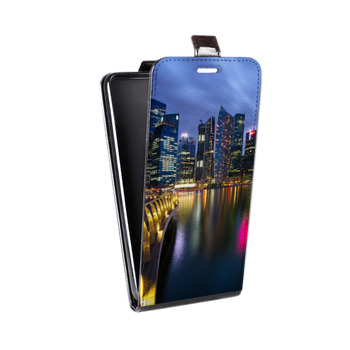 Дизайнерский вертикальный чехол-книжка для Realme 6 Сингапур (на заказ)