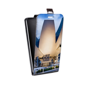 Дизайнерский вертикальный чехол-книжка для Huawei P20 Сингапур (на заказ)