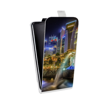 Дизайнерский вертикальный чехол-книжка для Samsung Galaxy A5 (2016) Сингапур (на заказ)